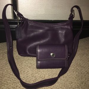 Coach Shoulder Bag & Wallet Set